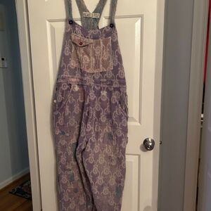 NWT- Magnolia Pearl Jacquard Overalls in Sugarplum